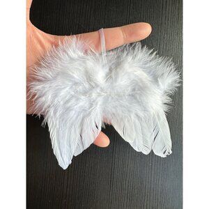 Angel Feather Wings Decor 34Pcs | White Valentines Wedding Party